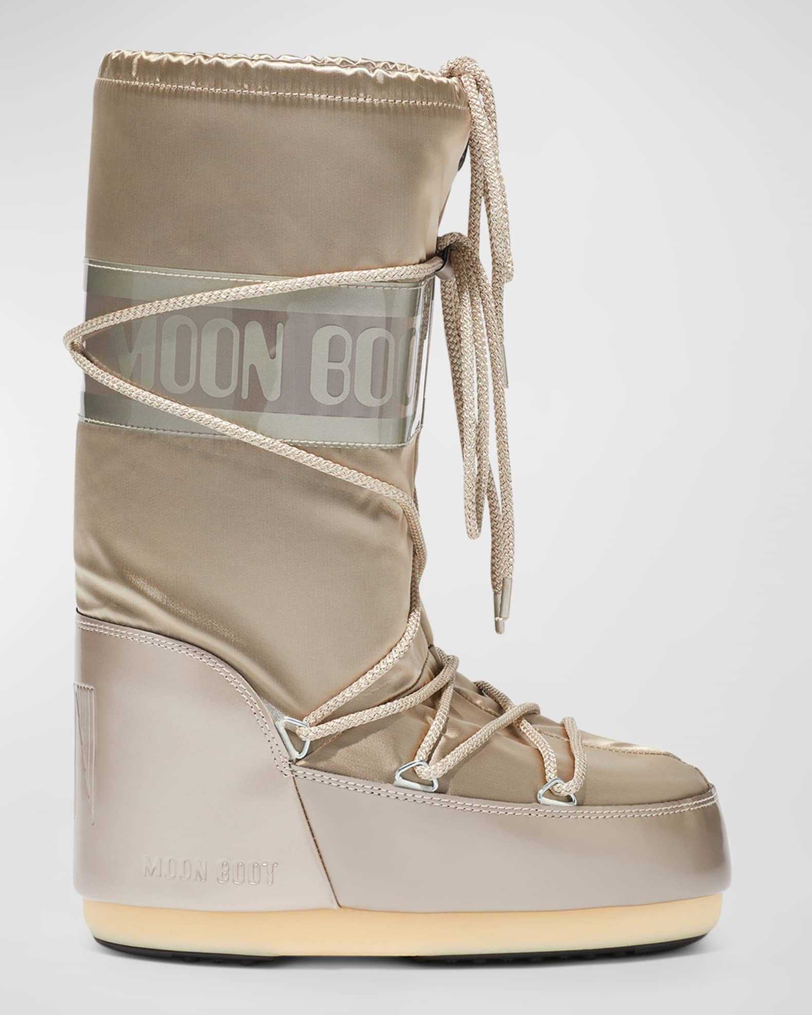 Moon Boot Icon Glance Nylon Tall Snow Boots | Neiman Marcus