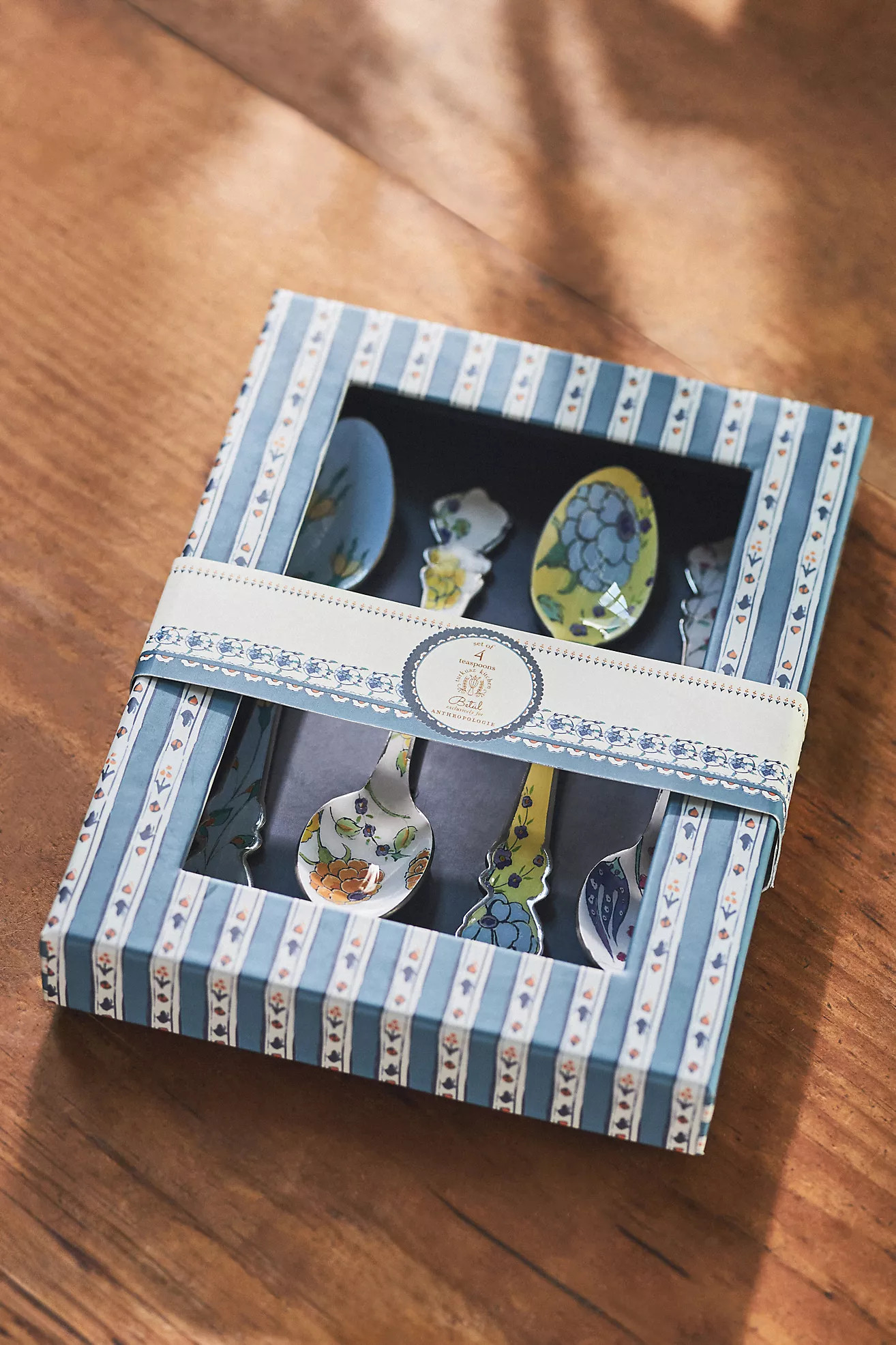 Turkuaz Kitchen Posy Teaspoons, Set of 4 | Anthropologie (US)