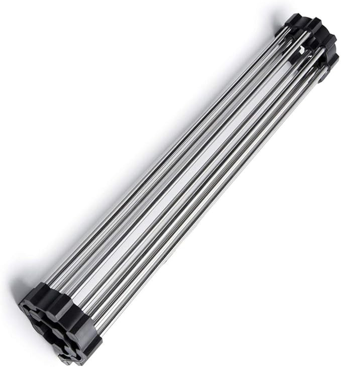Homexpect Over Sink Dish Drying Rack 21 inches x 16 inches, 304 Stainless Steel Large Roll Up Rac... | Amazon (US)