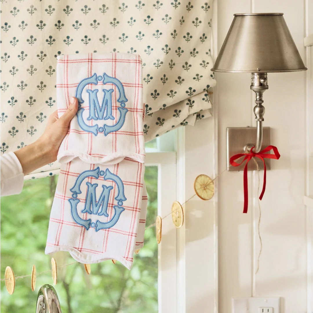 Monogrammed Kitchen Towels | Weezie Towels | Weezie Towels