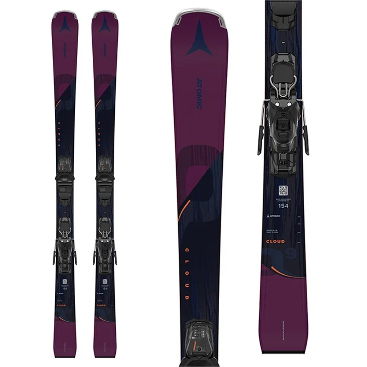 2024 Atomic Cloud Q9 Women's Skis + M10 GW Bindings - 147cm  | eBay | eBay US