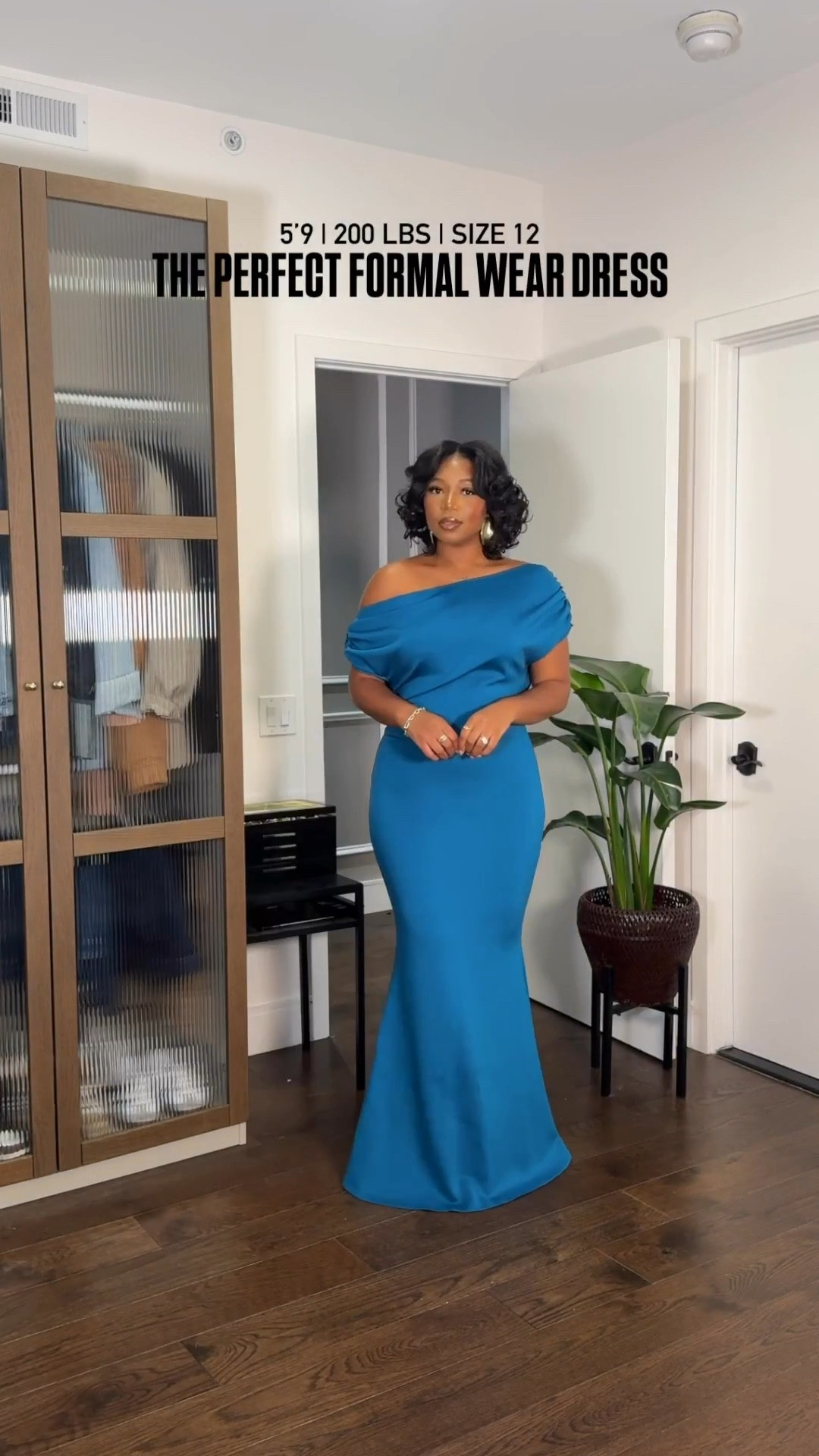 Love this beautiful evening gown. 

I am 5’9| 200 lbs wearing a size large but could also do medium for extra snatch!! 

#LTKMidsize #LTKHoliday #LTKFindsUnder100