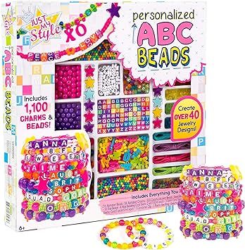 Just My Style ABC Beads by Horizon Group Usa, 1000+ Charms & Beads, Alphabet Charms, Accent Beads... | Amazon (US)
