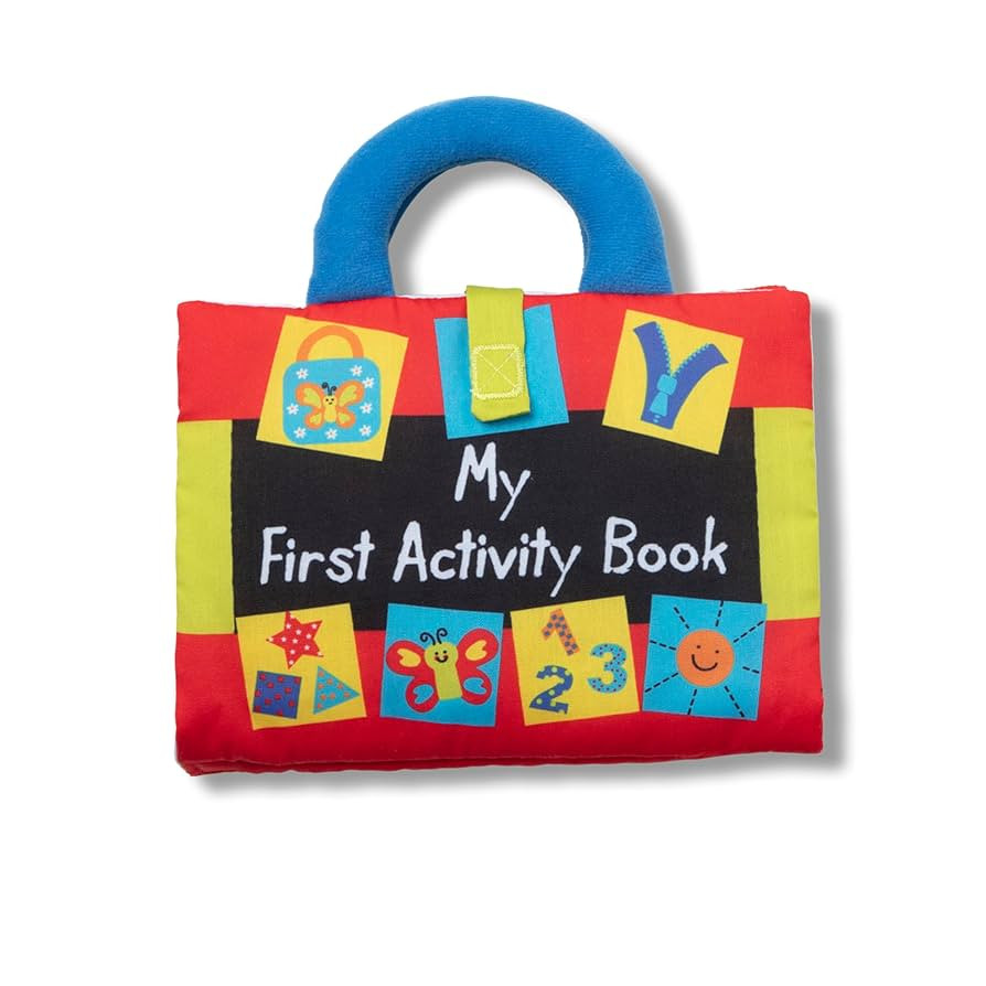 Melissa & Doug K’s Kids My First Activity Book 8-Page Soft Book for Babies and Toddlers Early L... | Amazon (US)