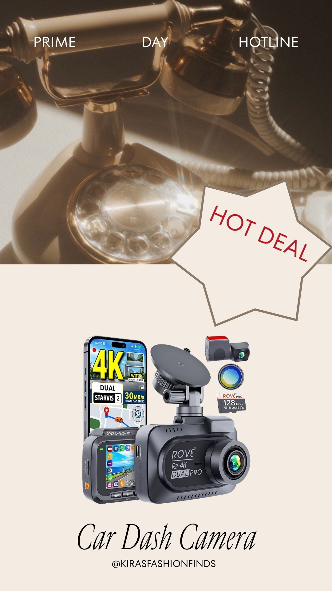 🚗 Prime Day is the perfect time to grab those practical upgrades you’ve been putting off! This 4K dash camera helps capture every drive with crystal-clear footage, giving you extra peace of mind on the road. A smart investment for daily commutes, road trips, and everything in between.

👀Una dash cam es de esos gadgets que esperas no necesitar, pero agradeces tener. Aprovecha este deal de Prime Day para añadir una capa extra de seguridad a tu vehículo antes de que termine la oferta.

Follow me on Instagram and YouTube
@kirasfashionfinds

✨ Shop the links below.

#LTKHome #LTKvlog #LTKSaleAlert