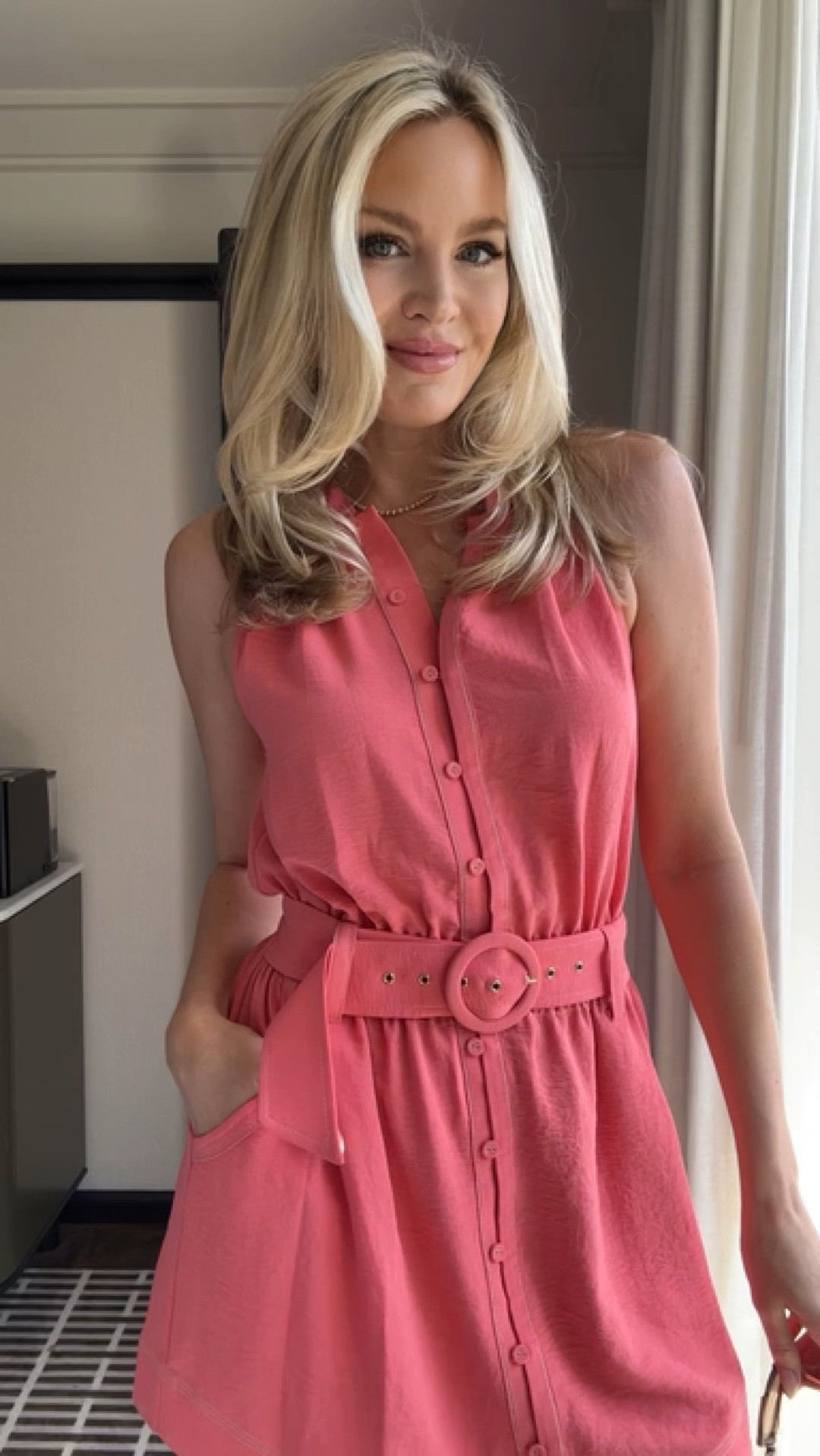Vacation Style in Coral 🌺☀️

This coral dress is the definition of easy summer style. 🌺 From resort mornings to poolside afternoons and sunset dinners, it’s one of those pieces that instantly makes you feel put together.

I love finding versatile vacation looks that can take you from day to night with just a change of accessories. Paired with neutral wedges and sunnies, this look is ready for wherever summer takes you. ☀️✨