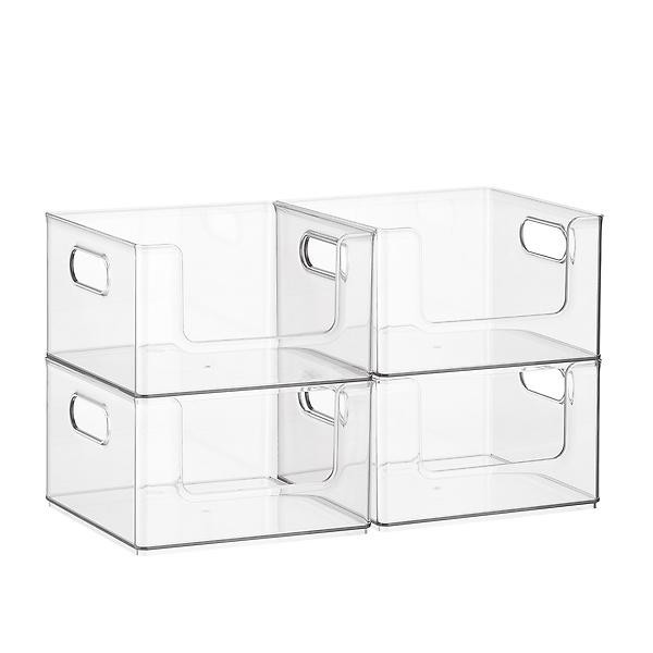 THE HOME EDIT Stacking Pantry Bin Clear | The Container Store