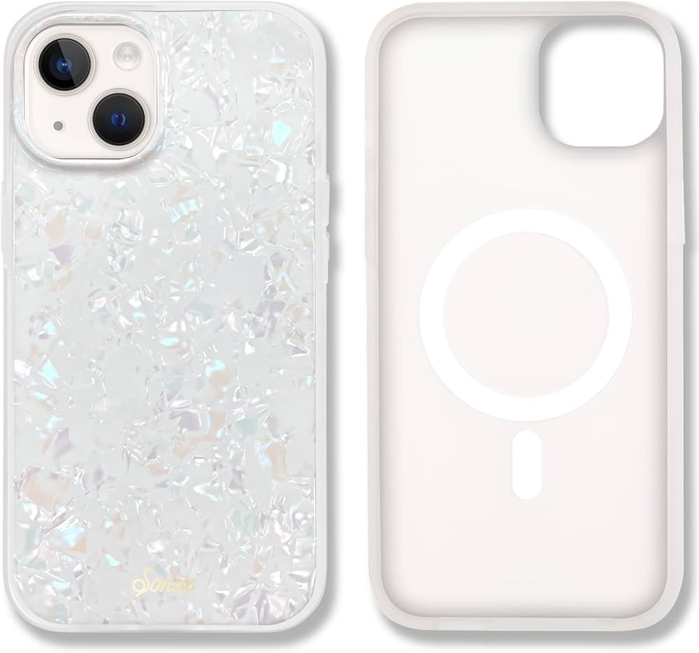 Sonix Case for iPhone 14 / iPhone 13 | Compatible with MagSafe | 10ft Drop Tested | Pearl Tort | Amazon (US)