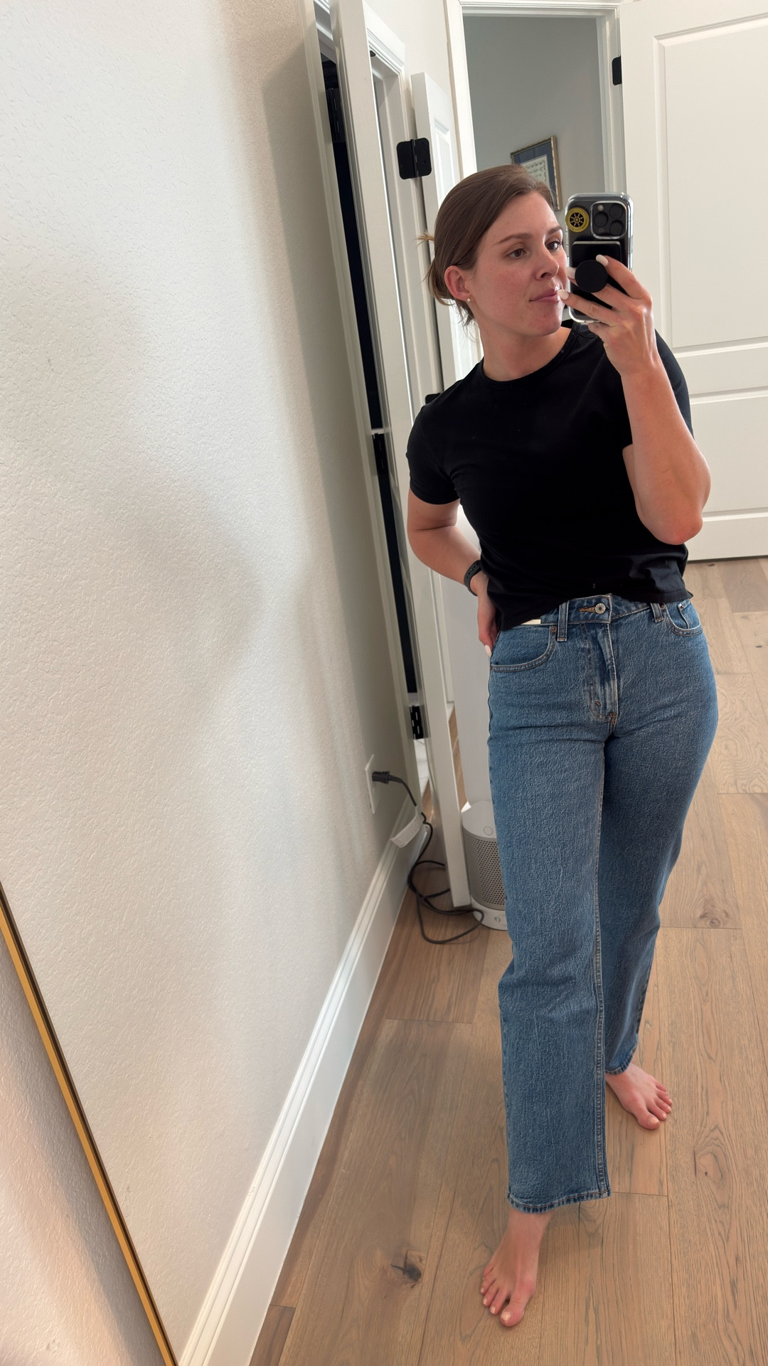 You truly can not find a better jean for the money. On sale for $72 today. I wear the curve love in my normal size & they fit amazing. They have a zip fly which I love. I’m 5’3’’ & wearing the short length which is perfect for how I will style these/what shoes I’ll wear with them this spring. 

Wash: Medium Marble 

#LTKSaleAlert #LTKstorytime #LTKU