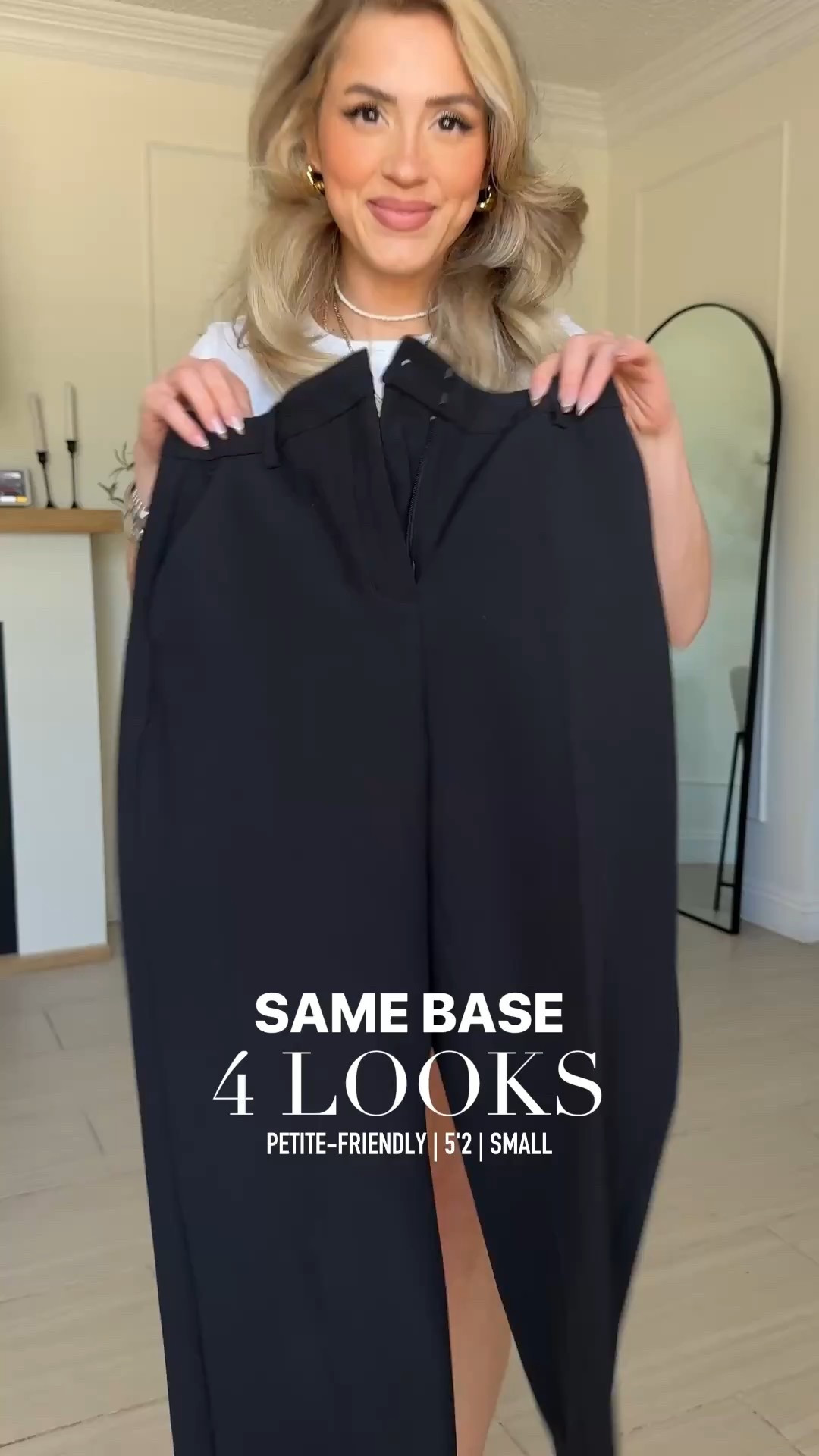 Same Base 4 Ways 🤎😎

✔️ trousers size 2 petite Exptess

✔️ white tee from my collection with Amazon the Drop! INCREDIBLE quality wearing SM (tts). 

✔️ Small in coats/jackets/blazers

#LTKStyleTip #LTKU #LTKWorkwear