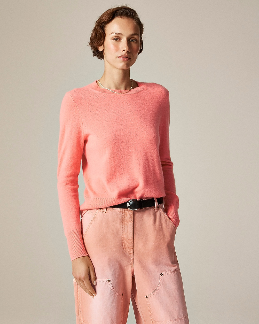 Cashmere classic-fit crewneck sweater | J. Crew US