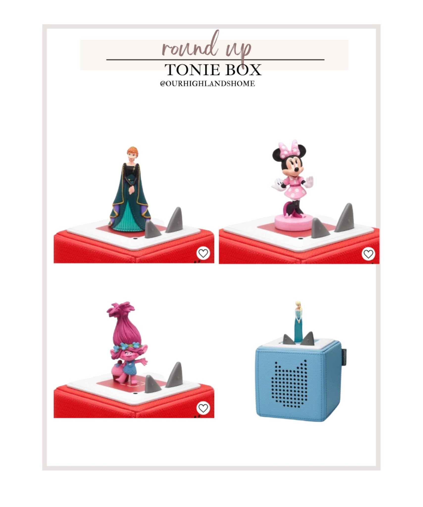 tonie box and tonie figurines 

#LTKkids #LTKsalealert #LTKfamily