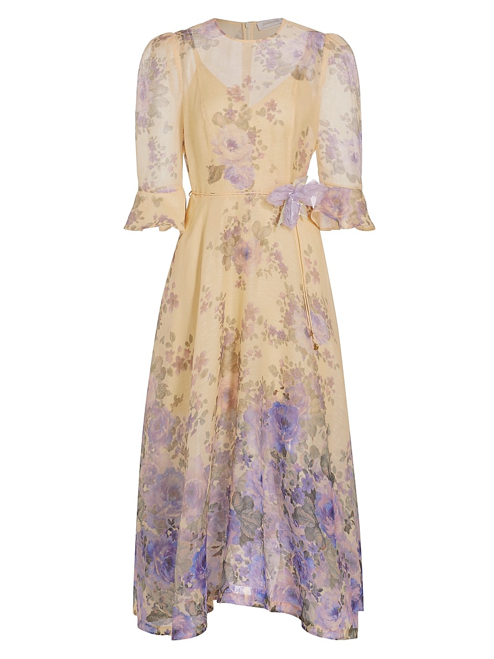 Lyrical Flare Sleeve Midi Dress | Saks Fifth Avenue