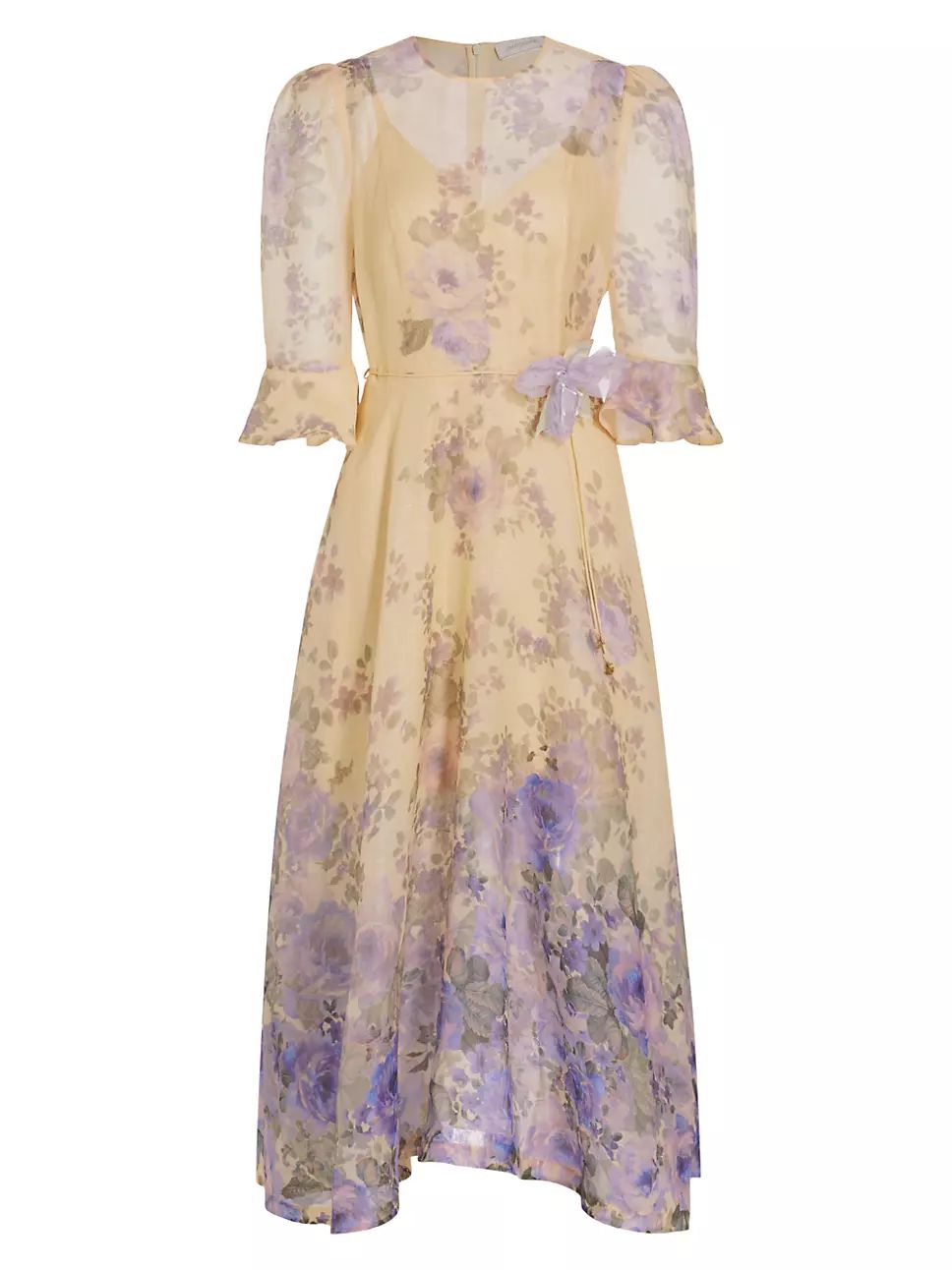 Lyrical Flare Sleeve Midi Dress | Saks Fifth Avenue