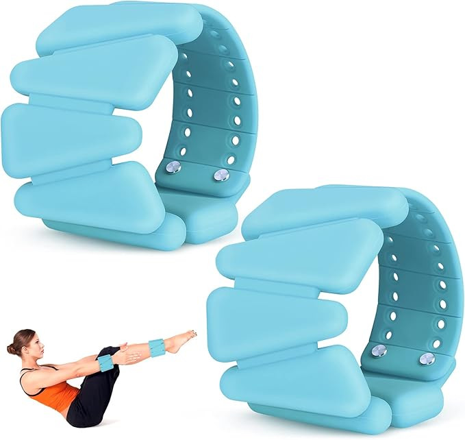 ACETOP Wrist Weights, Adjustable Silicone Weight Bracelets, Wearable Ankle/Wrist Weights Suitable... | Amazon (US)