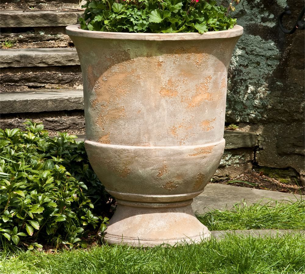 Lolo Urn Planter - Antique Terra Cotta | Pottery Barn (US)