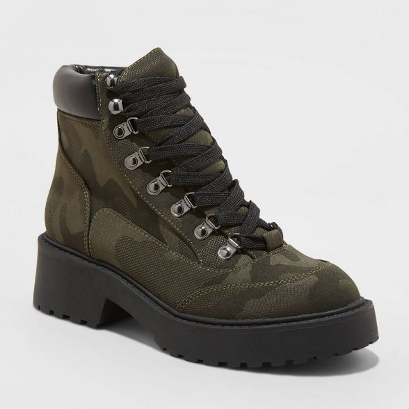 Women's Lizbeth Chunky Combat Hiking Boots - Universal Thread™ | Target