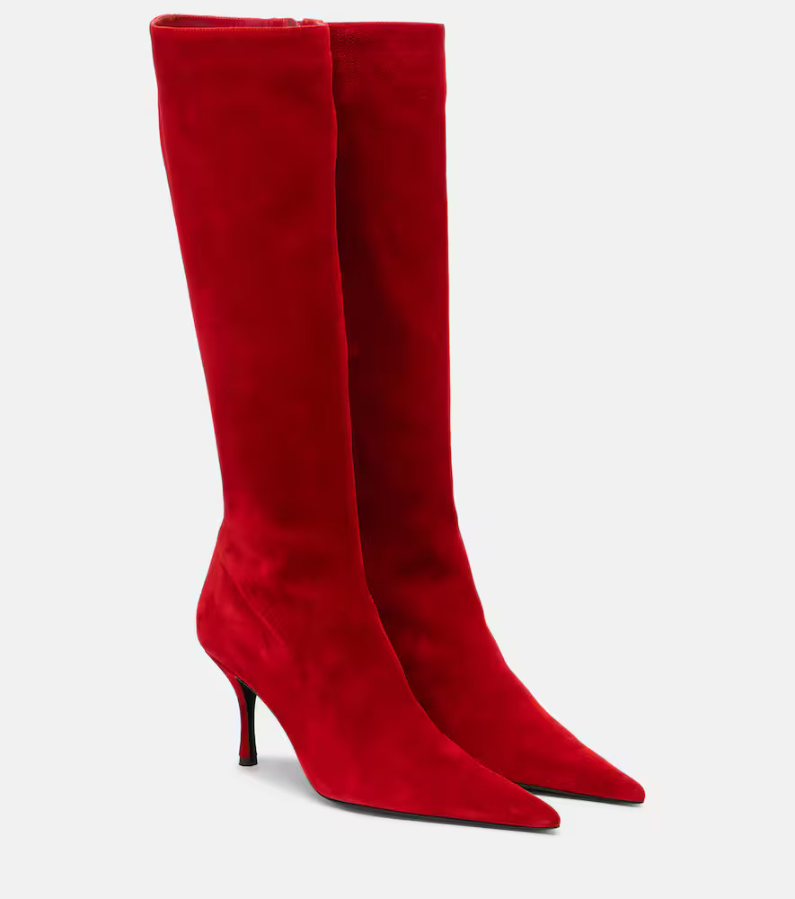 Magda Butrym Suede knee-high boots | Mytheresa (INTL)
