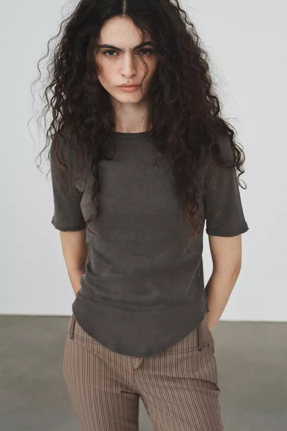 FADED-EFFECT T-SHIRT | Zara UK