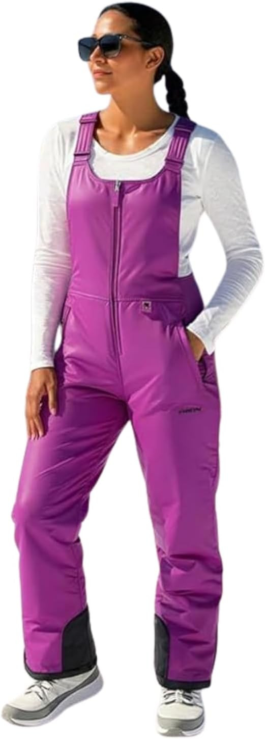Arctix Women's Essential Insulated Ski Bibs, Water Resistant Snow Pants for Skiing & Snowboarding | Amazon (US)