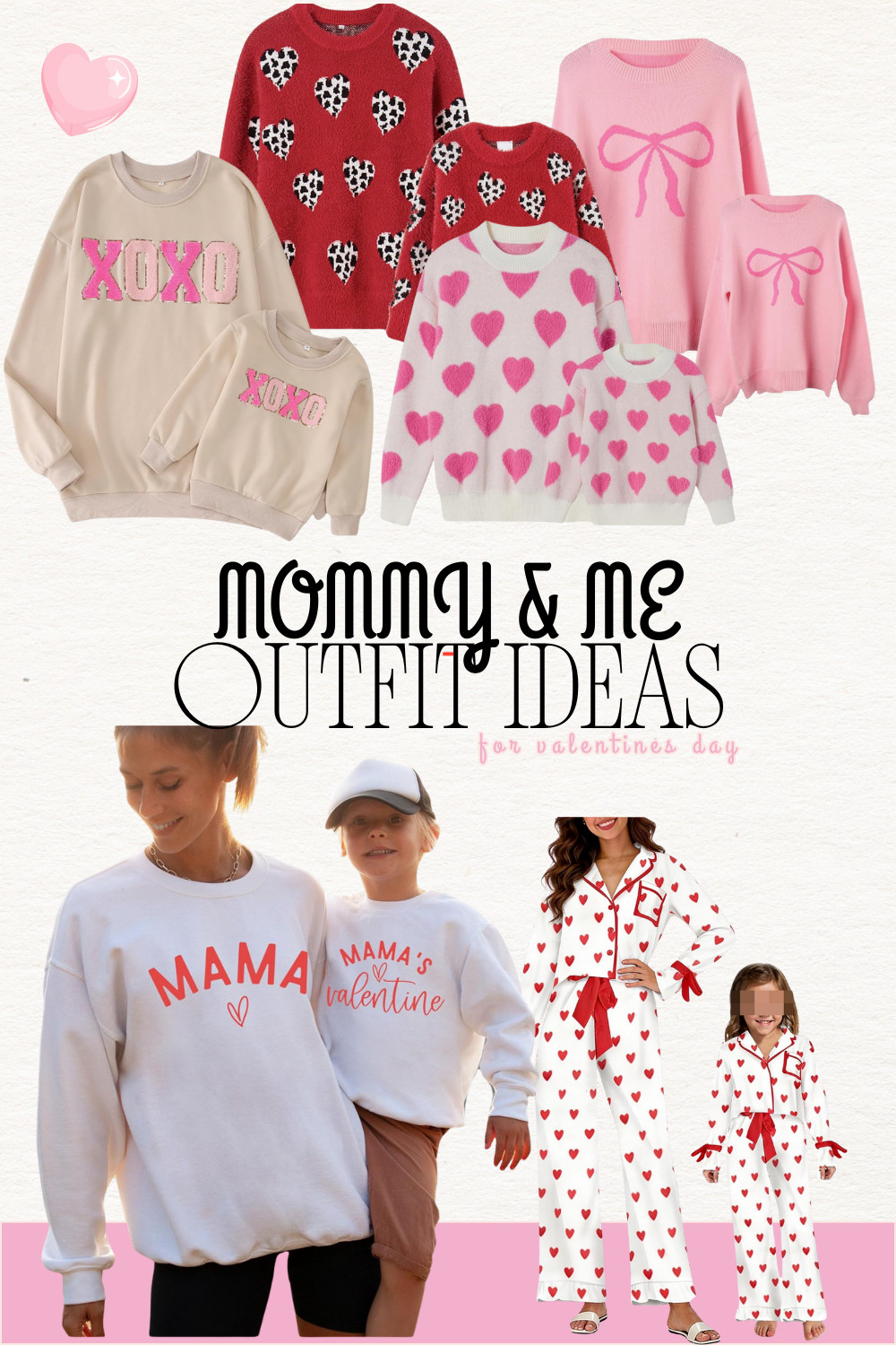 The cutest Mommy & Me Valentine’s finds! 💖

Nothing beats matching with your mini in these cozy heart sweaters and XOXO sets! 💌 Whether you’re heading to a Galentine’s brunch or just want festive PJs for a movie night, these are all so soft and run true to size (I’m in a Medium, mini is in 2T). These affordable finds sell out fast every year! 🏃‍♀️✨


Mommy and me Valentine's outfits | Affordable heart sweaters | Amazon fashion | Matching toddler pajamas | Valentine’s Day 2026 fashion trends


#mommyandme #LTKkids #valentinesready #LTKSeasonal
#LTKunder50 #mommyandme #valentinesoutfits #momstyle 

 #LTKValentine #LTKmomlife #LTKSeasonal