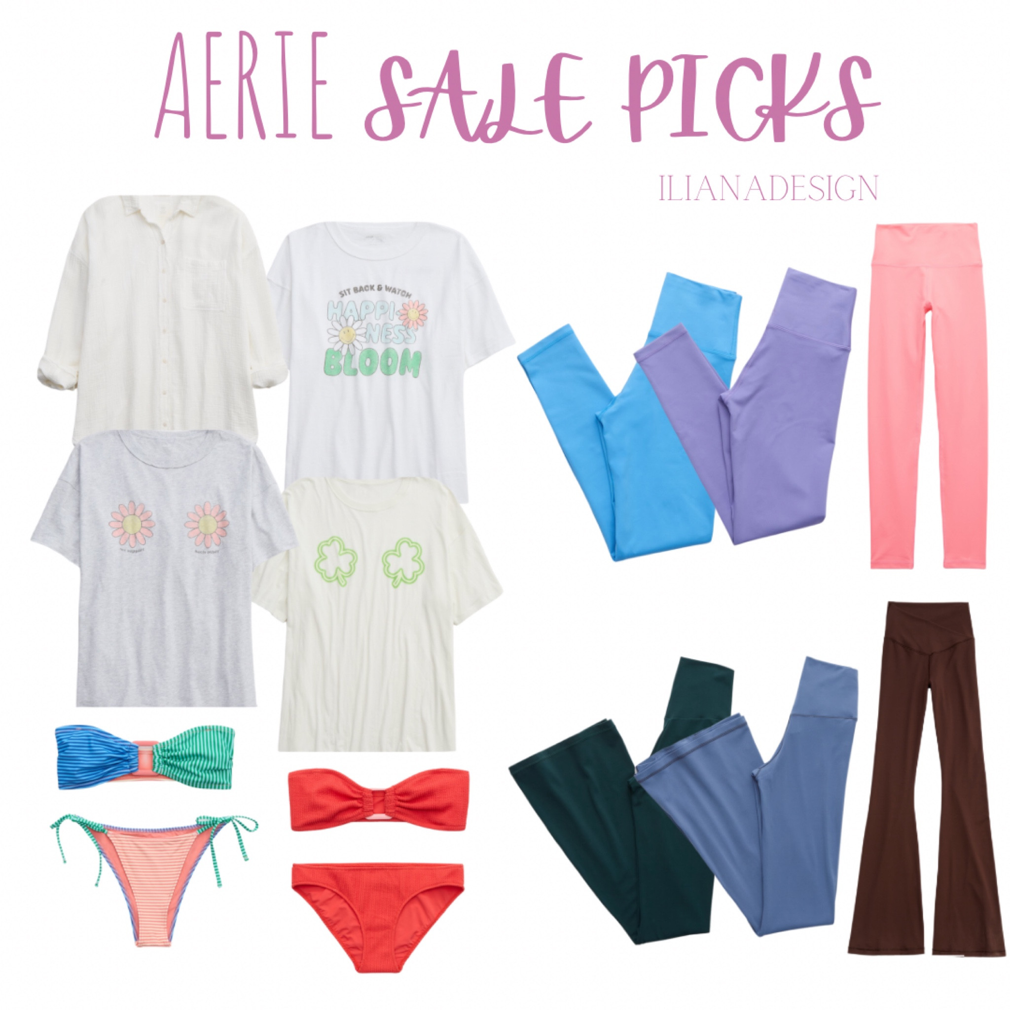 Aerie sale picks! (New arrivals) 🏖️ 💛
I’m in love with the wide leg leggings!!🤩

#LTKfindsunder50 #LTKSeasonal #LTKSpringSale
