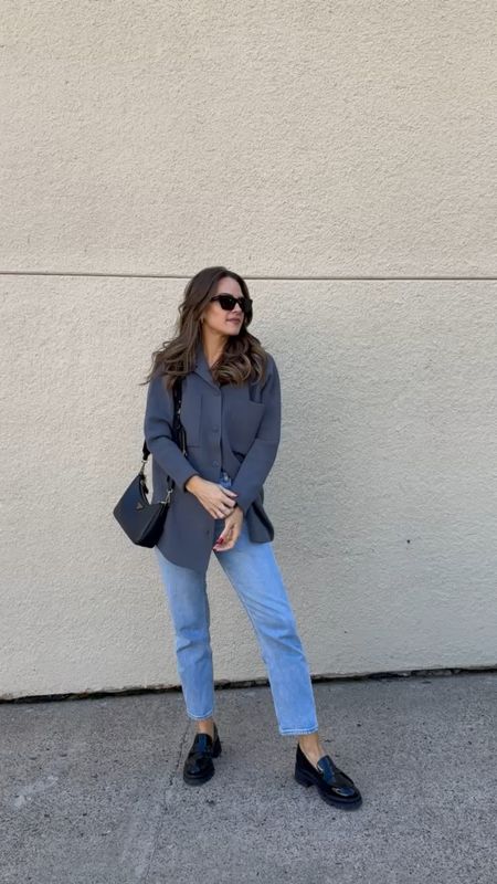 Casual jeans look that you can dress up or down! I'm wearing a size S in the top & a 25 in the jeans.
My shoes run TTS.
Active codes:
Marc Fisher - LAURENR20
Miranda Frye - ALOPROFILE
Linjer - ALO65
RW Fine - ALOPROFILE

#LTKstyletip #LTKworkwear #LTKVideo