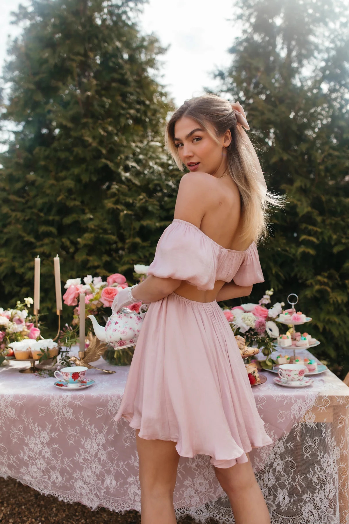 RESTOCK - Alyssa Open Back Dress | The Post