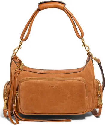 AIMEE Away We Go Suede Shoulder Bag | Nordstrom | Nordstrom