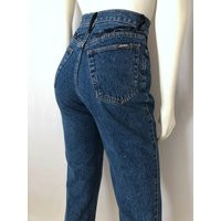 80's Jordache, Jeans, Dark Wash, High Waisted, Denim | S | Etsy (US)