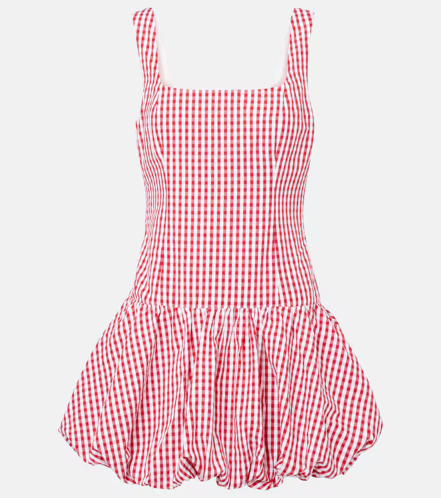 Faithfull Charlene gingham cotton poplin minidress | Mytheresa (INTL)