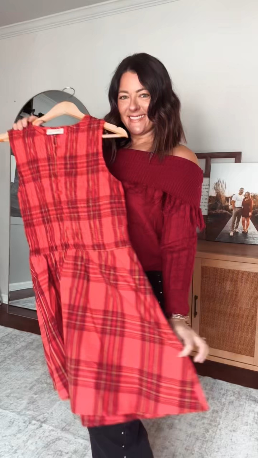 Obsessed is an understatement!! This dress is on sale right now and I would RUN to grab it if I were you! Also, can we talk about this fur coat! 🧥 mind

#LTKCyberWeek #LTKHoliday #LTKgrwm