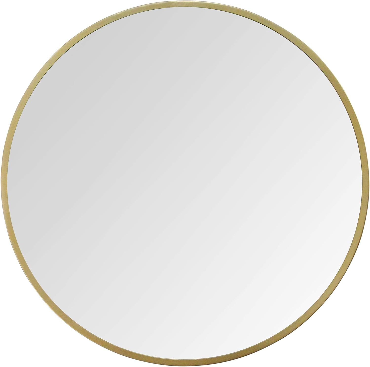 Stratton Home Décor Stratton Home Decor 28" Aubrey Gold Metal Wall Mirror, 28.00W X 0.40D X 28.0... | Amazon (US)
