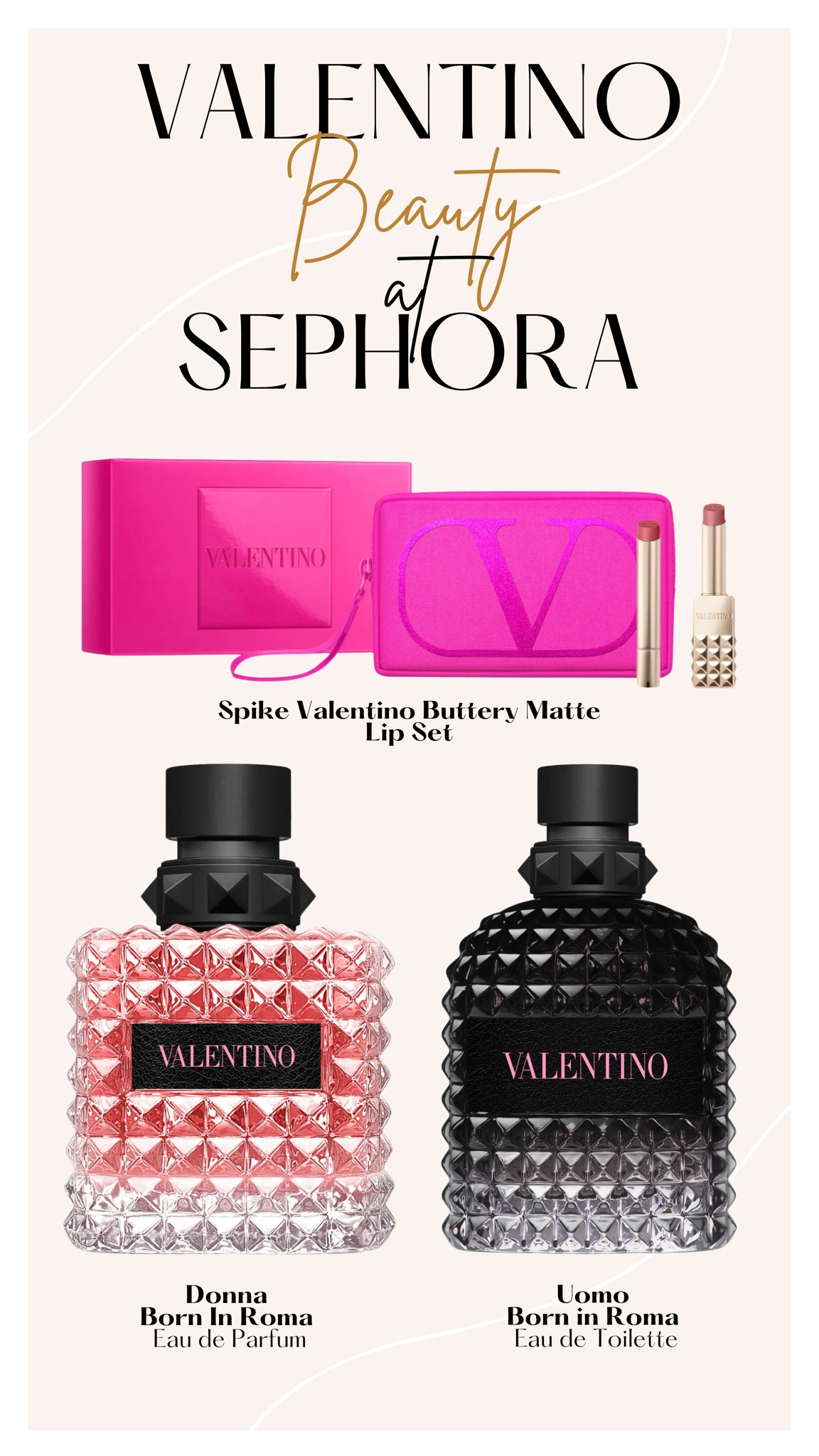 Valentino at Sephora ❤️ 

#spikevalentino #borninroma #giftedbyvalentinobeauty #valentinobeauty #myvalentino 

#LTKBeauty
