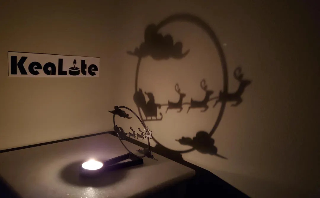 Kealite Christmas Night Shadow Caster tealight Candle Sold Separately buy Any 2 Kealites & Get Fr... | Etsy (US)