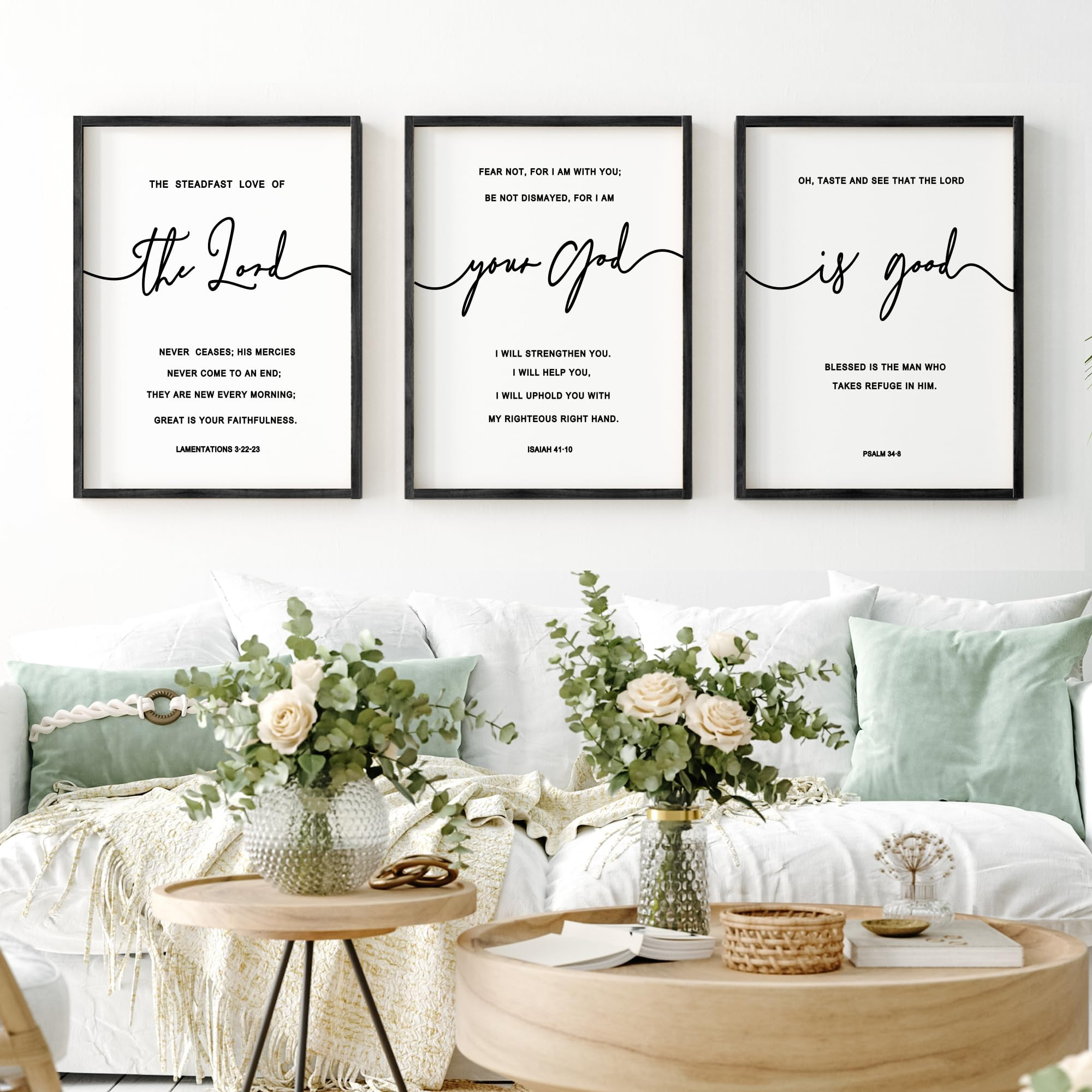 Heiple The Lord Your God Is Good Wall Decor 11"x14" Framed Wooden Wall Sign for Home Decor Farmho... | Amazon (US)