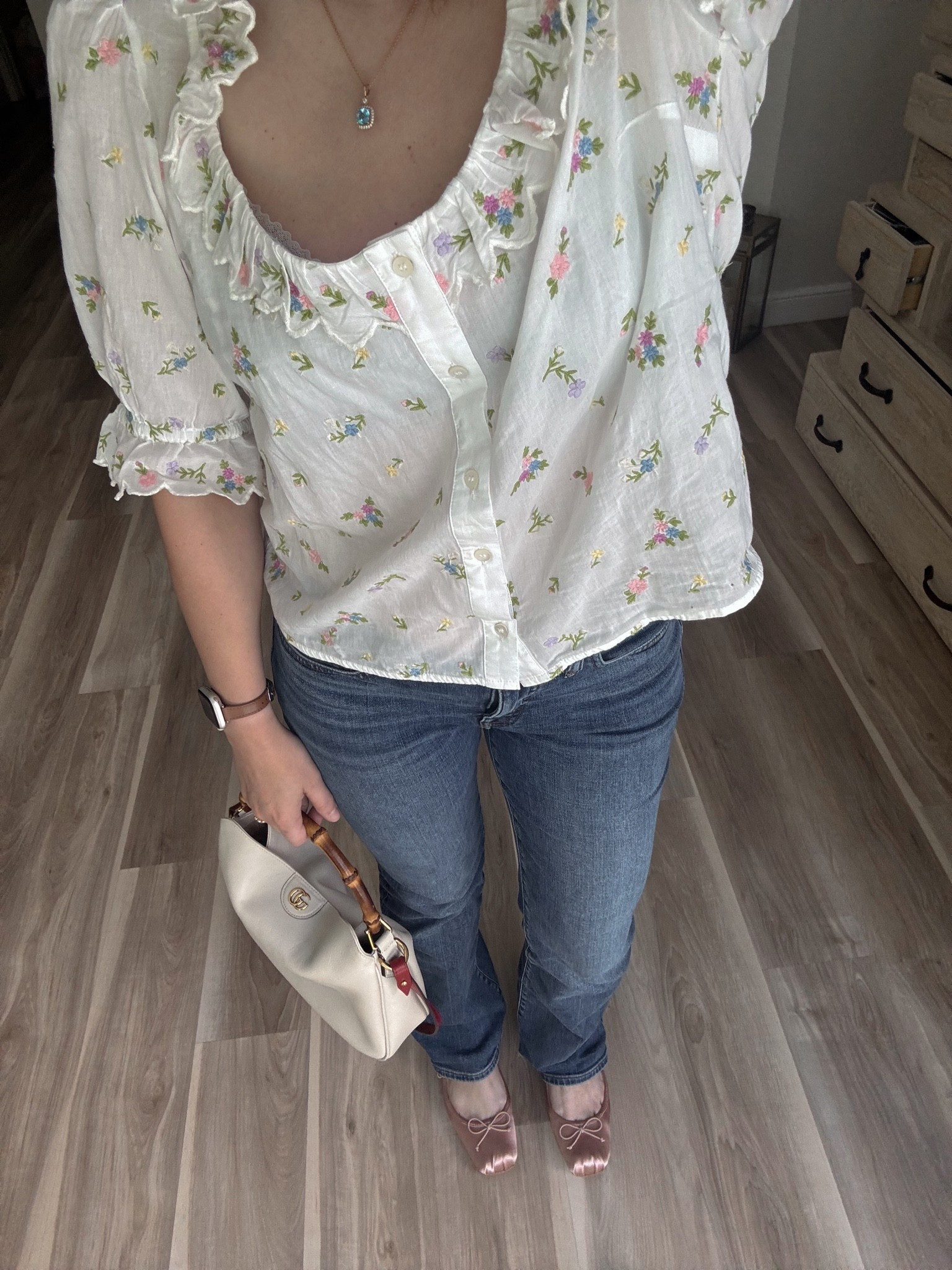Love this little embroidery top

#LTKootd #LTKdayinmylife #LTKmomlife