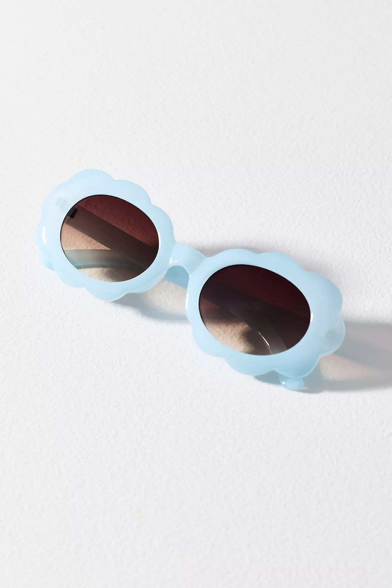 Scalloped Oval Sunglasses | Anthropologie (US)