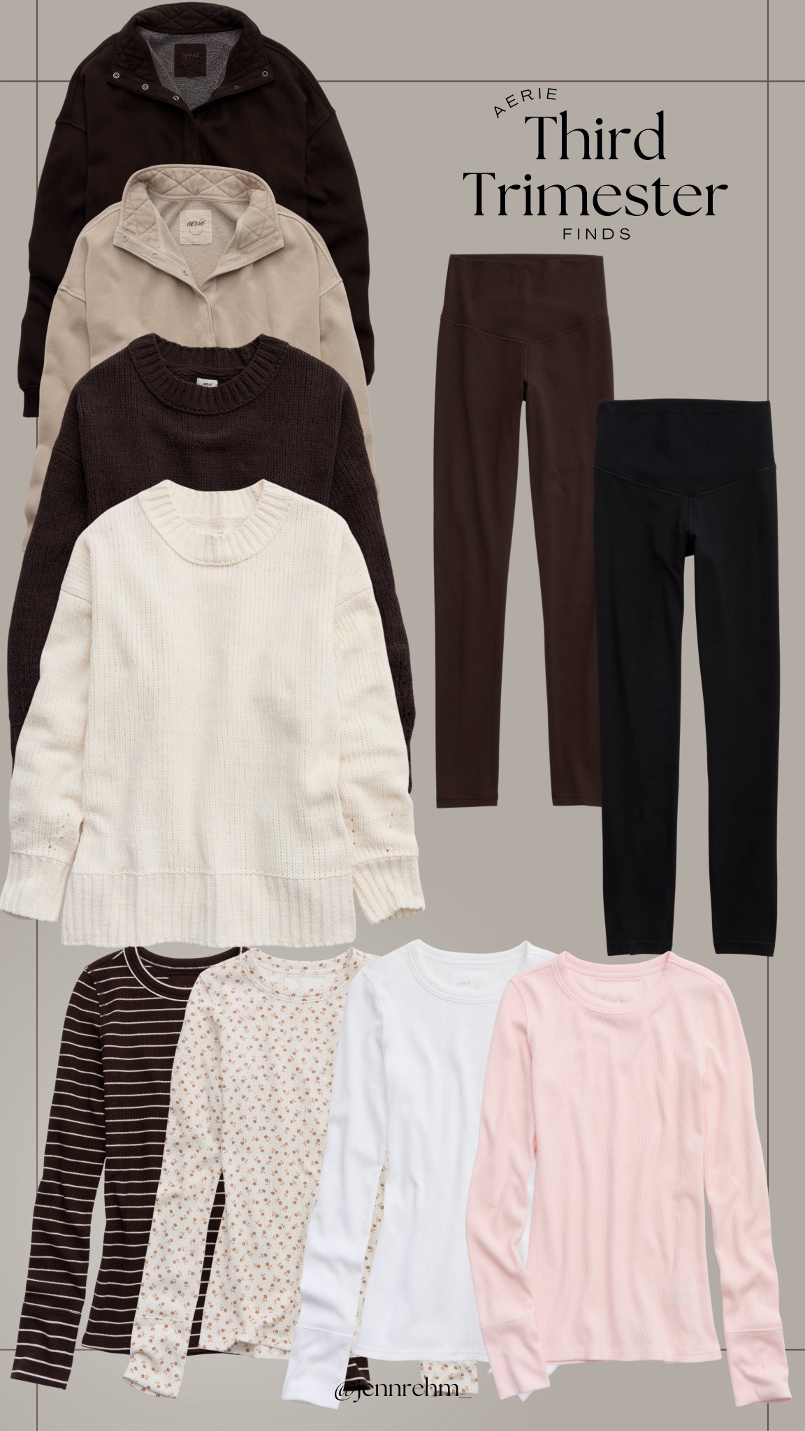 New releases at Aerie 🤎🍂 Third Trimester, bump, and postpartum friendly! 

Aerie | Third Trimester | Bump Style | Pregnancy | Postpartum | 

#LTKSaleAlert #LTKBump #LTKBaby