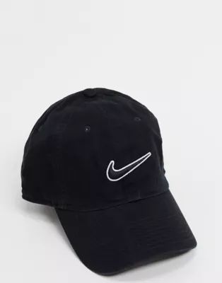 Nike Swoosh Cap In Black | ASOS (Global)