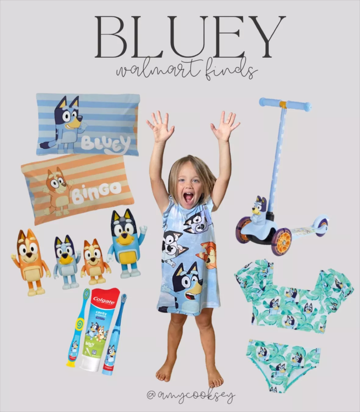 Blue-y and Bingo Inspired Dresses 