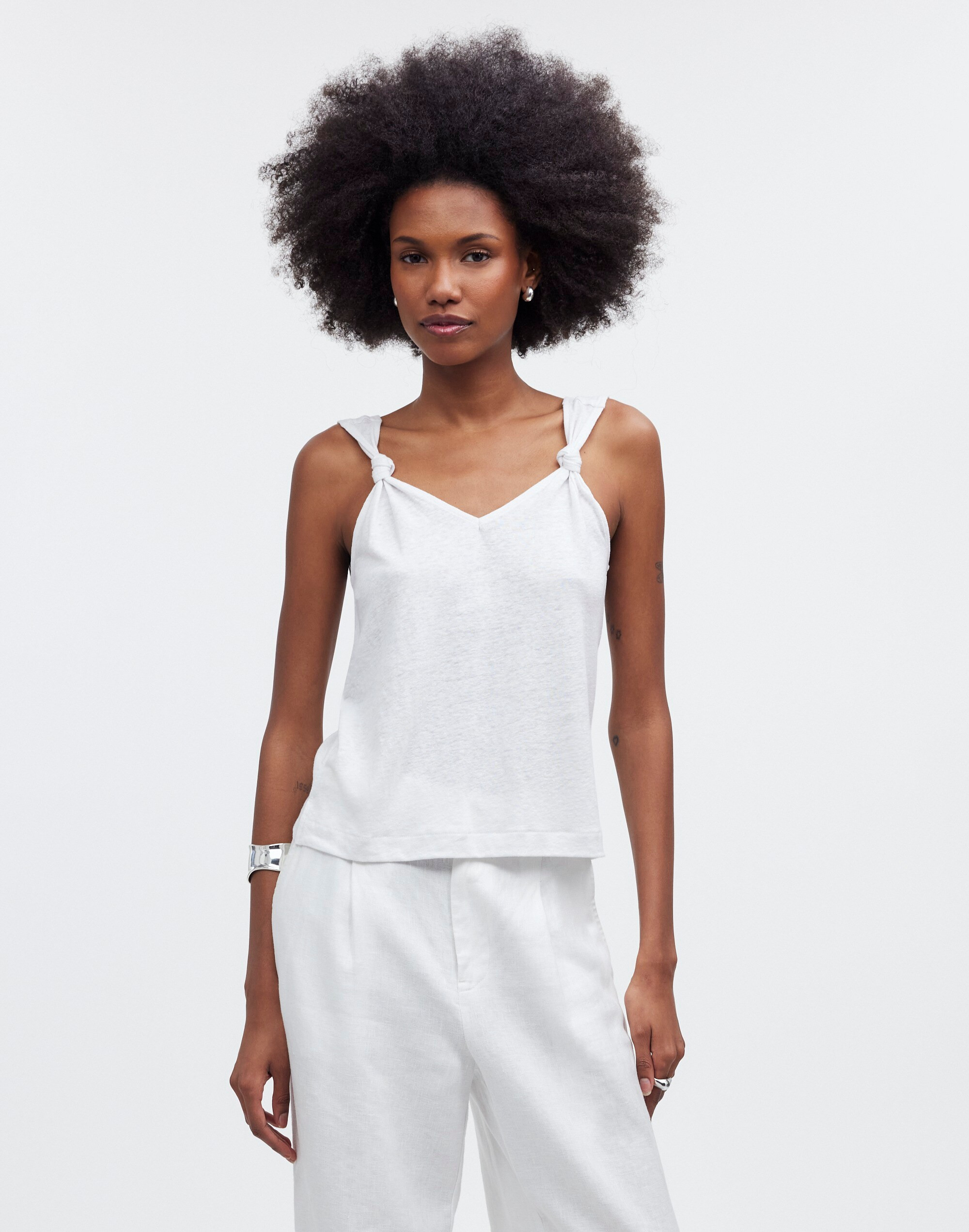 Knotted-Strap Tank | Madewell