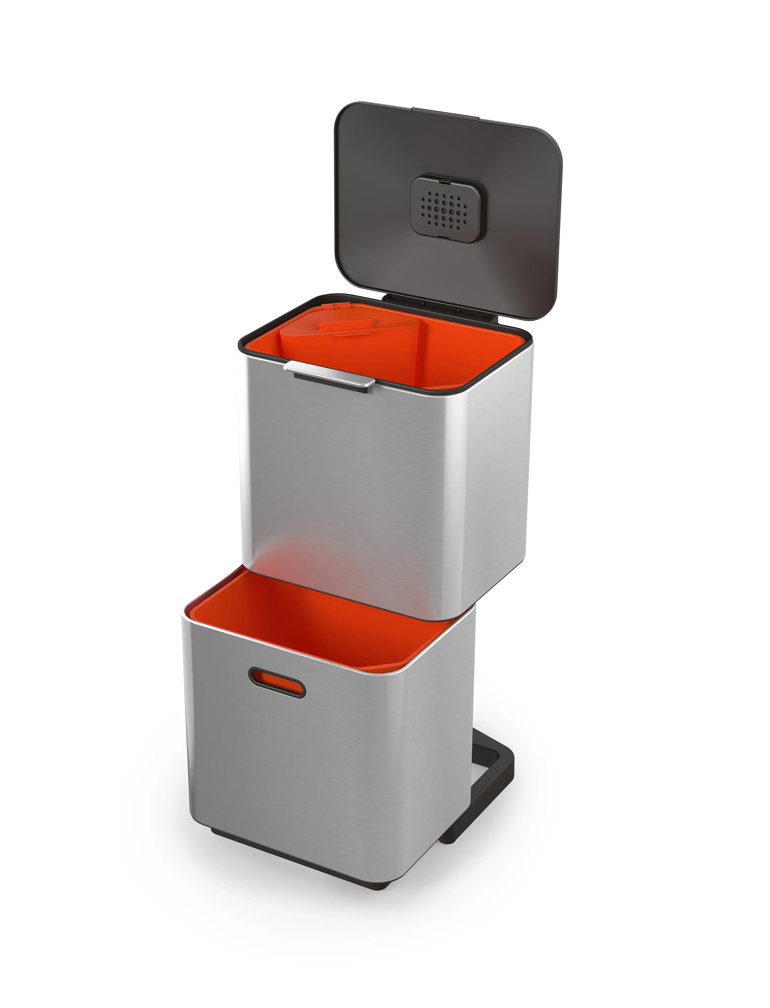 Joseph Joseph Totem Max 60-liter Stainless Steel Waste and Recycling Kitchen Trash Can - Walmart.... | Walmart (US)