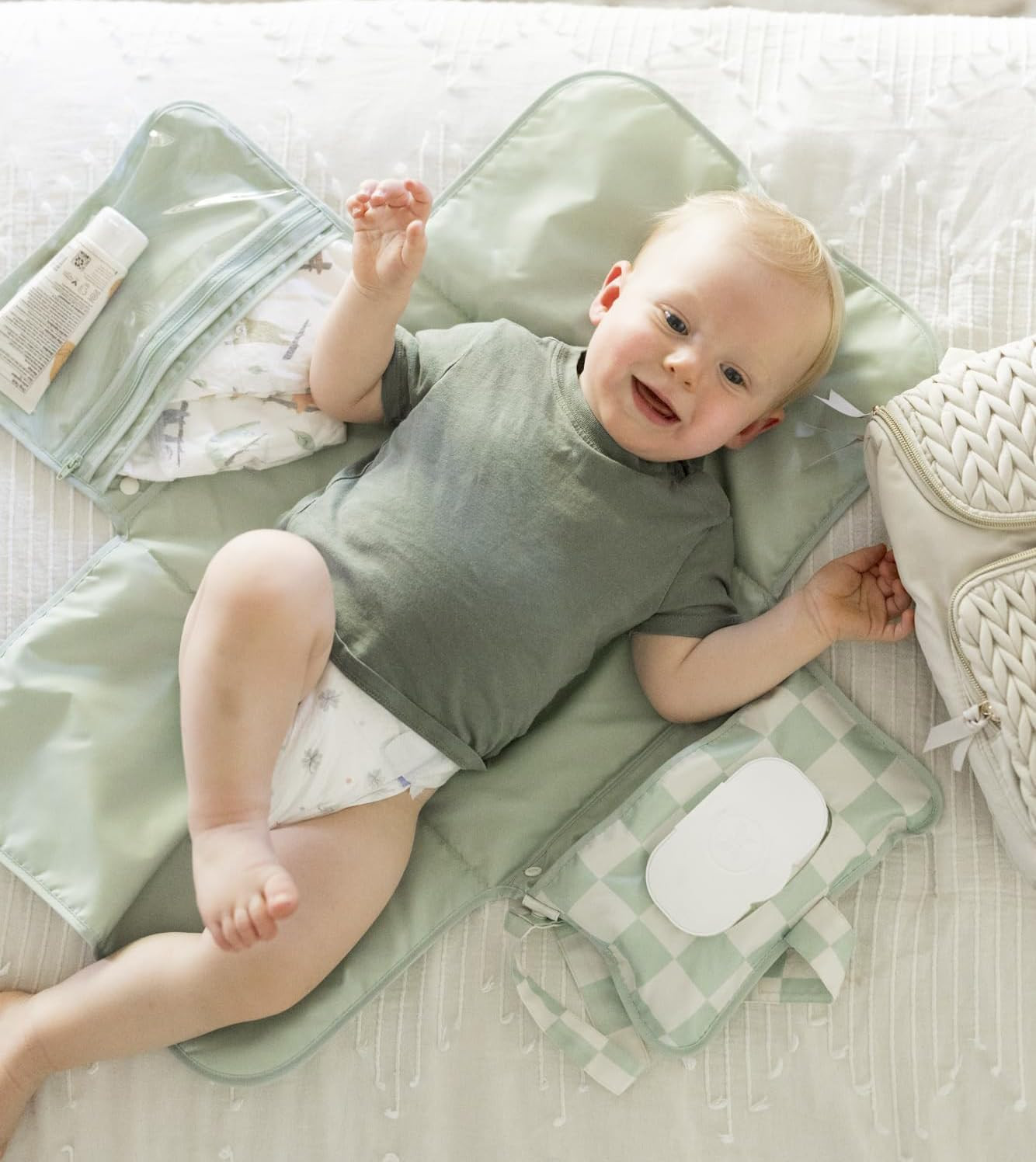 Tiny Twinkle Portable Diaper Changing Pad-Foldable Waterproof Changing Mat&Portable Changing Pad ... | Amazon (US)