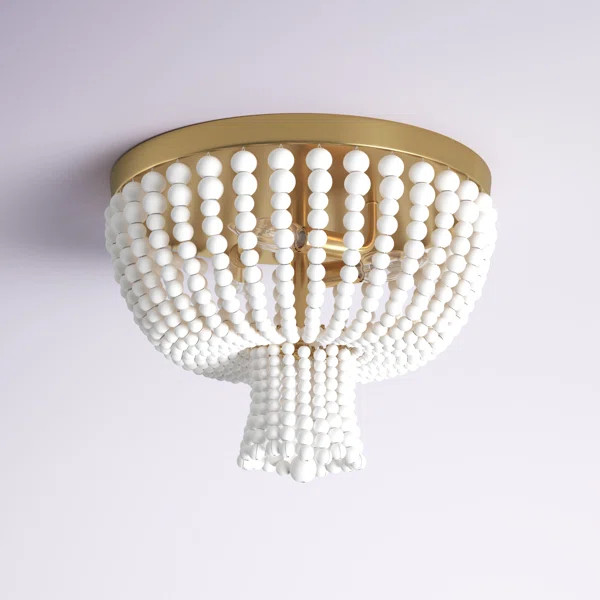 Blaise 3 - Light 13.75'' Unique/Statement Bowl Flush Mount | Wayfair North America