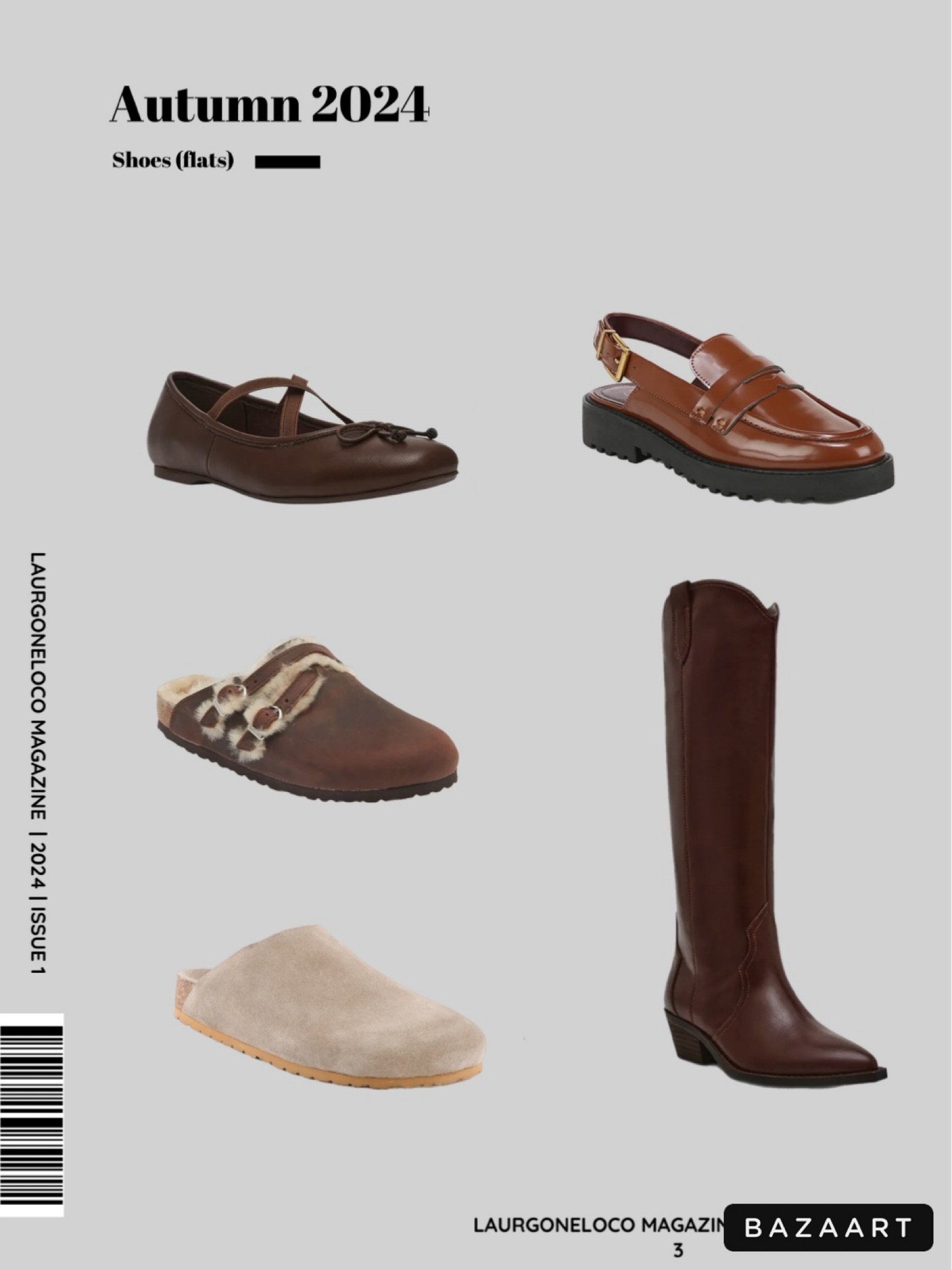 Fall 2024 flats (no heel) shoes 