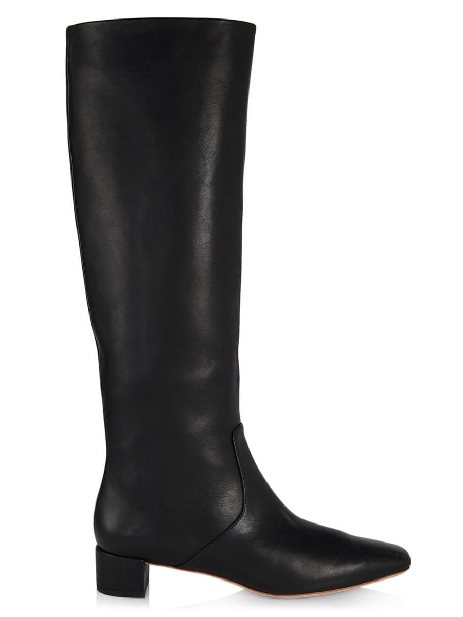 Indy 35MM Leather Knee-High Boots | Saks Fifth Avenue