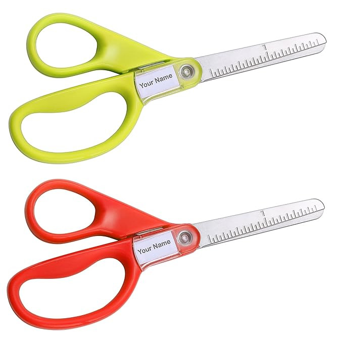 Stanley Guppy  5-Inch Blunt Tip Kids Scissors, Assorted Colors - Pack of 2 (SCI5BT-2PK) | Amazon (US)