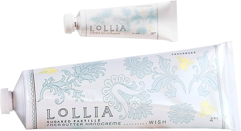 LOLLIA Wish No. 22 Handcreme Bundle, .33 oz. & 4 oz. – Sugared Pastille – Scented Hand Cream ... | Amazon (US)