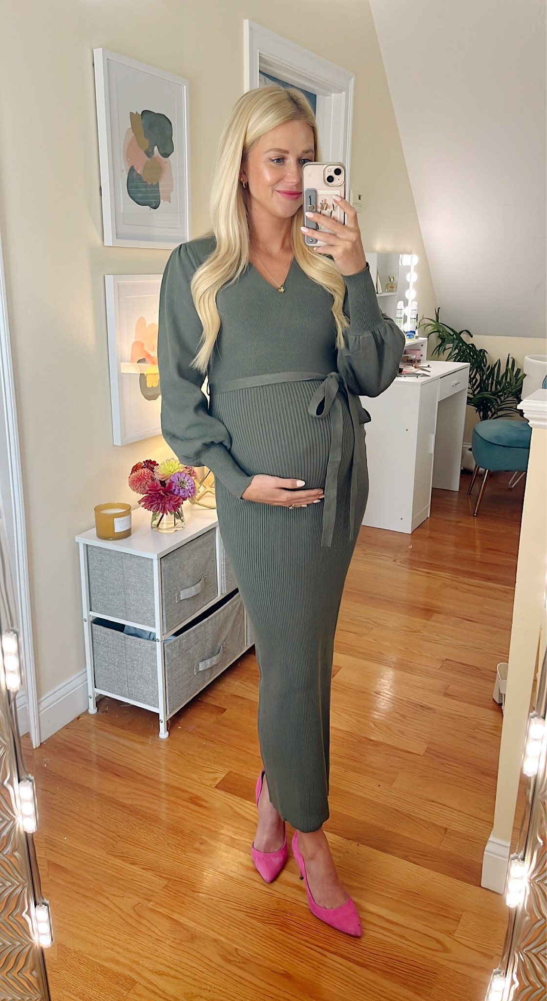 39+ weeks pregnant wearing size small 

#LTKunder50 #LTKSeasonal #LTKbump